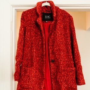 Zac Posen Red Coat